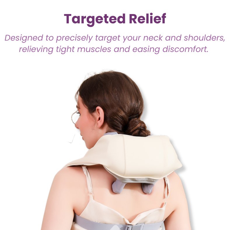 Designed to precisely target your neck and shoulders, relieving tight muscles and easing discomfort.